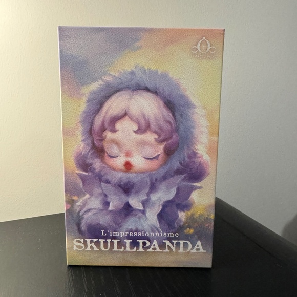SKULLPANDA L'impressionnisme Series Plush Doll Keychain Pendant - 100% Authentic - Picture 1 of 7